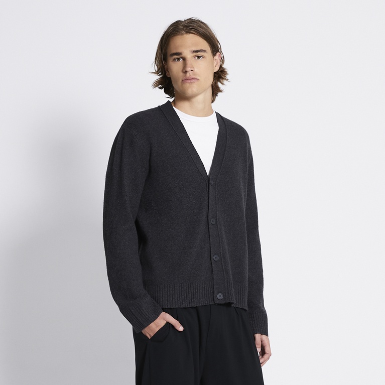 Knit cardigan "Valdemar" Dark Grey